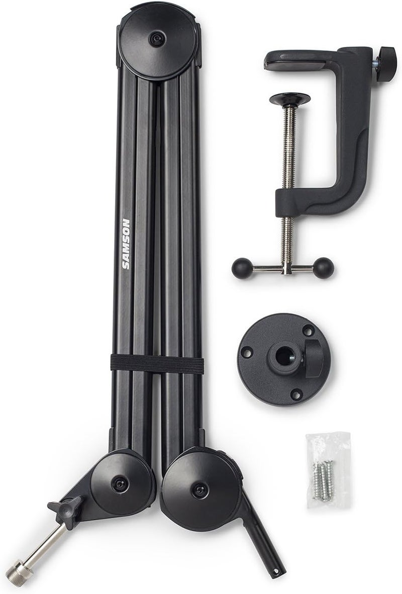 Samson MBA28 28" Microphone Boom Arm Studio Podcast USB Mic Stand w/Desk Clamp - Image 3